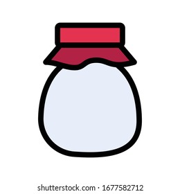 honey vector flat color icon 