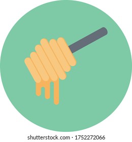icono de color plano vector de miel 