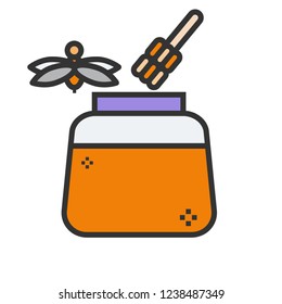honey vector icon