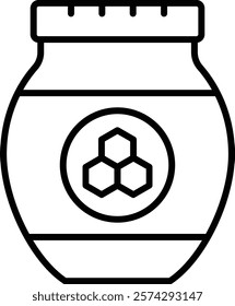 Honey vector icon. Can be used for printing, mobile and web applications.