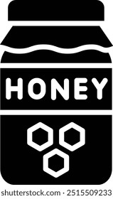Ilustração de design de ícone de vetor de mel