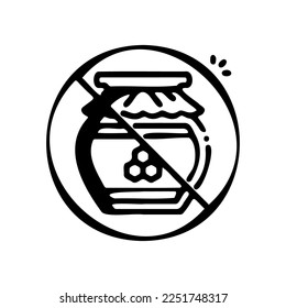 Honey vector icon hand drawn style.Can be use for wedding invitation, card design and background design