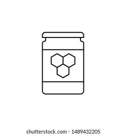Honey vector icon. Honey vector illustration