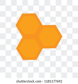 Honey vector icon isolated on transparent background, Honey logo concept