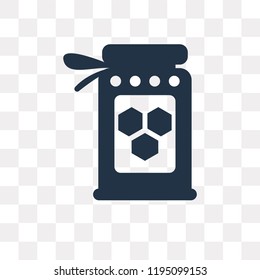 Honey vector icon isolated on transparent background, Honey transparency concept can be used web and mobile
