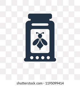 Honey vector icon isolated on transparent background, Honey transparency concept can be used web and mobile