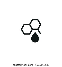 honey vector icon on white background