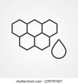 Honey vector icon sign symbol