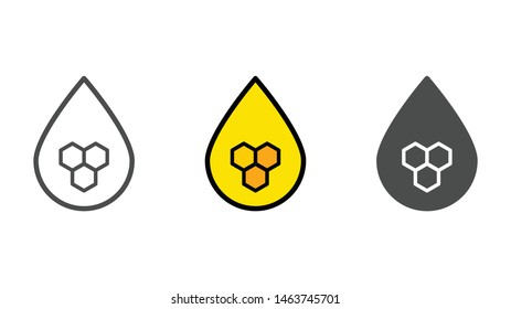 Honey vector icon sign symbol