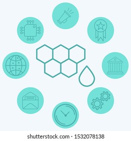 Honey vector icon sign symbol
