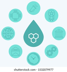 Honey vector icon sign symbol