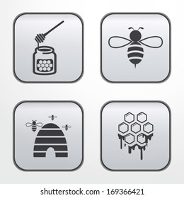 Honey vector icons