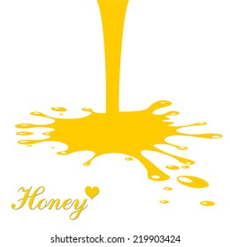 Honey. Vector illustration 
