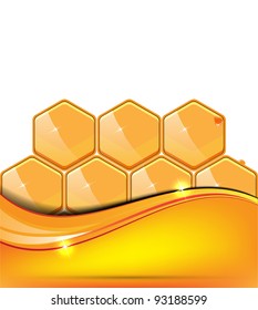 Honey vector illustration
