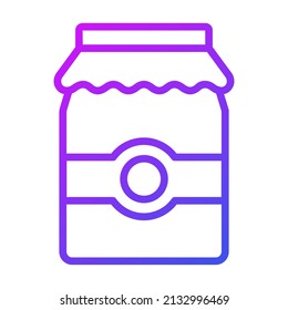 Honigvektorsymbol. Einfaches Symbol für kreative Vektorgrafik