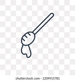 Honey vector outline icon isolated on transparent background, high quality linear Honey transparency concept can be used web and mobile