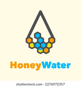 Honey water drop simple design