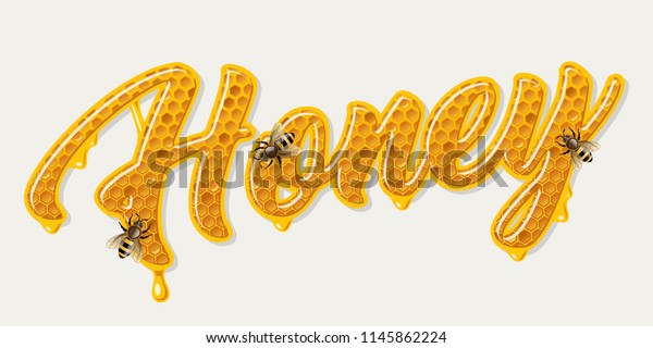 honey-word-honeycomb-lettering-vector-illustration-stock-vector