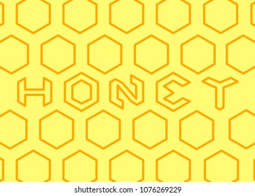 honey word vector illustration isolated