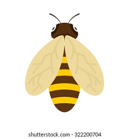 Honeybee, bee, honey icon vector image. Can also be used for Animals and Insects. Suitable for mobile apps, web apps and print media.