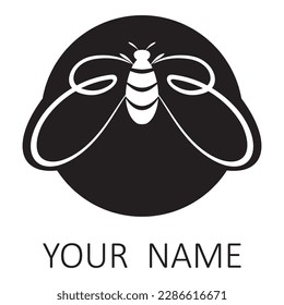 Honeybee Logo illustration best for label design Premium Vector