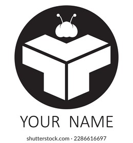 Honeybee Logo illustration best for label design Premium Vector