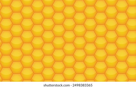 Honeycomb abstract cartoon pattern, Honey comb hexagonal colored pattern design