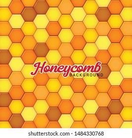 Honeycomb Abstract Hexagon Vector Background