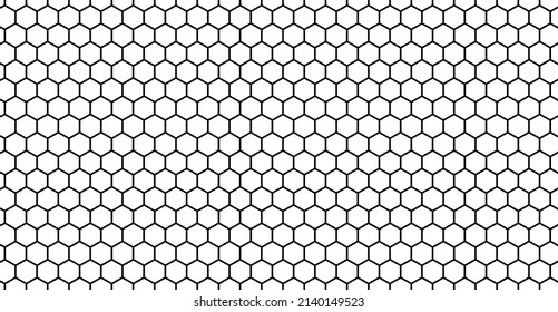 Abstraktes Honigwabenmuster, Hintergrund. Hexagon formt nahtloses Muster und Bildschirmhintergrund. Vektorgrafik. Design der geometrischen Wabenstruktur.
