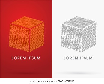 Honeycomb, Abstract Square, Cube Box sign , logo, symbol, icon, graphic, vector .