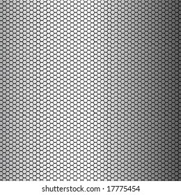 Honeycomb aluminum background