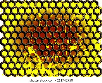 Honeycomb background