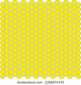 Honeycomb Background, Beehive seamless pattern, Vector illustration.