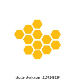 Honeycomb Background. Geometric Hexagons Background