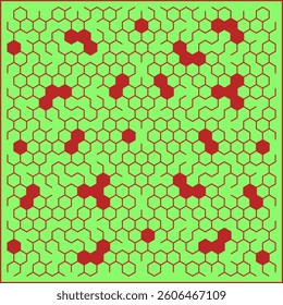 Honeycomb background. Geometric shapes. Simple geometric background. EPS 10.​