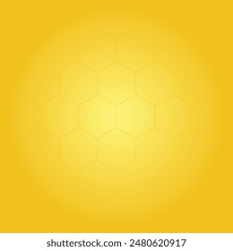 Honeycomb Background Golden Gradient background
