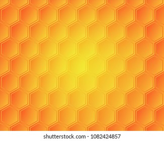 Honeycomb background. Hexagonal abstract background - Vector EPS10