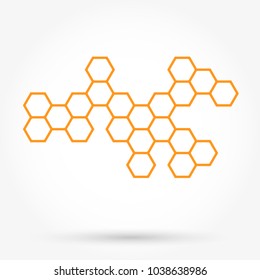 Honeycomb background texture