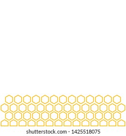 Honeycomb background texture illustration concept design