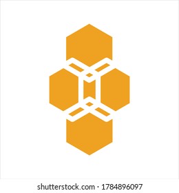 Honeycomb background texture illustration design