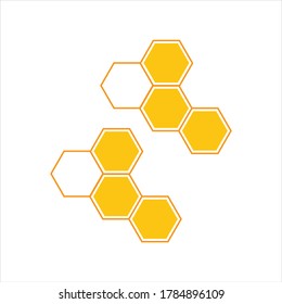 Honeycomb background texture illustration design