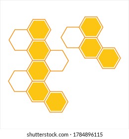 Honeycomb background texture illustration design