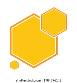 Diseño de la ilustración de la textura de fondo del combo de abeja