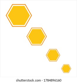 Honeycomb background texture illustration design