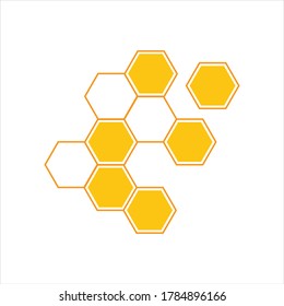 Honeycomb background texture illustration design