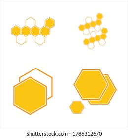 Diseño de la ilustración de la textura de fondo del combo de abeja