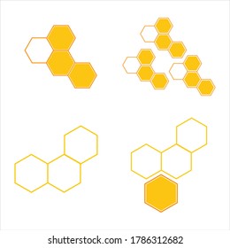 Honeycomb background texture illustration design