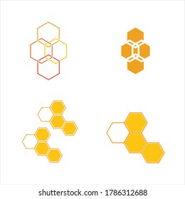 Honeycomb background texture illustration design