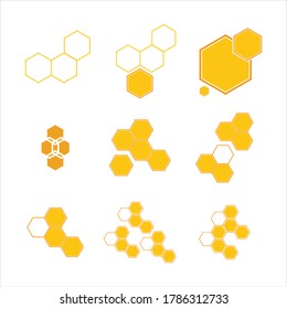 Honeycomb background texture illustration design