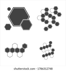Honeycomb background texture illustration design